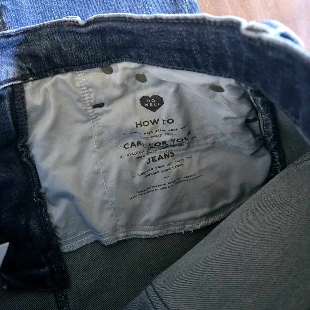 Madewell The Perfect Vintage Jeans Women's Dark Blue Stretch Denim Size 26 - Picture 10 of 12